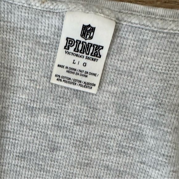 VS Pink NFL 49ers long sleeve v neck thermal L - Picture 2 of 7